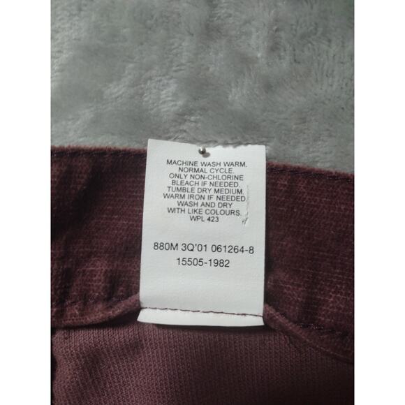 Levis Red Tag 505 Nouveau Jeans Low Rise Straight Leg Pink Corduroy 16m - Picture 6 of 10